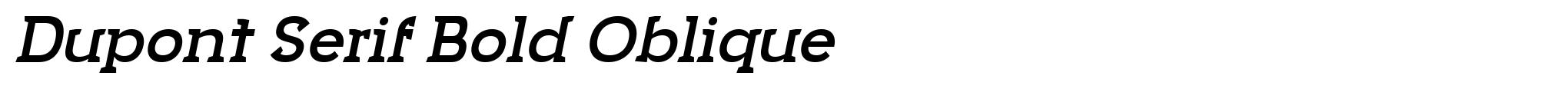 Dupont Serif Bold Oblique image